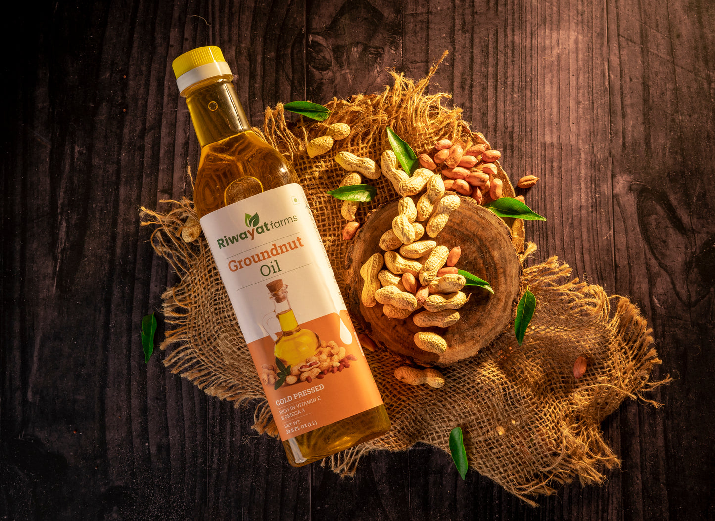 Cold Pressed Groundnut oil